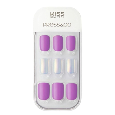 Unhas Postiças Auto Colantes Kiss Pink (MP)