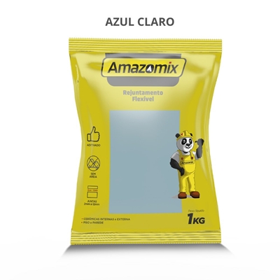 Rejunte Flexível Amazomix Ar II 1Kg Azul Claro (MP)