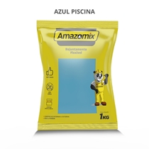 Rejunte Flexível Amazomix Ar II 1Kg Azul Piscina (MP)