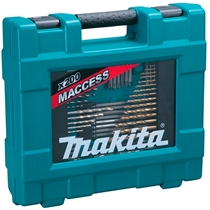Kit de Ferramentas 200 Peças Makita D-37194 com Estojo Plástico Azul
