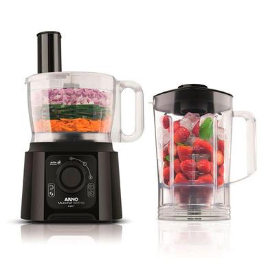 Multiprocessador com Liquidificador Arno Multichef 4 em 1 MP60 600w Preto