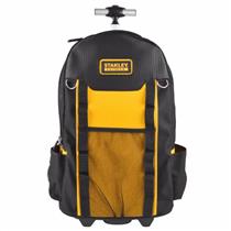 Mochila Para Ferramentas Stanley Fmst514196 Com Alça E 2 Rodas Preto E Amarelo