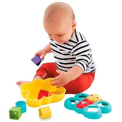 Brinquedo De Encaixar Borboleta 7 Peças Fisher-Price - DJD80