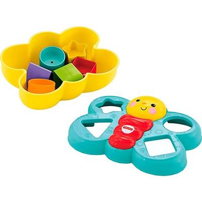 Brinquedo De Encaixar Borboleta 7 Peças Fisher-Price - DJD80
