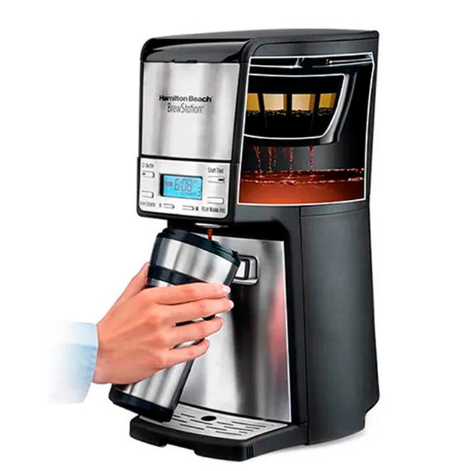 CAFETEIRA BREWSTATION ELITE HAMILTON BEACH 48465-BZ 35 XÍCARAS PRETO