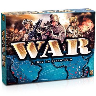 Jogo War 50 Anos Tabuleiro Edição Especial Grow Estratégia - Tem Tem  Digital - Brinquedos e Papelaria, aqui tem!
