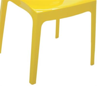 Cadeira Tramontina Alice 92037/000 Plástico Amarelo