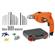 Kit Furadeira Impacto Black+Decker 110V Laranja  HD400K50