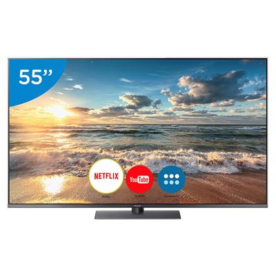 Menor preço em Smart TV LED 55" Panasonic Ultra HD 4K PRO 55FX800 3 USB 4 HDMI 1 RCA Bluetooth Áudio Link Preto