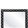 Espelho Latcor Retangular Com Moldura Preto FSM3526