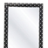Espelho Latcor Retangular Com Moldura Preto FSM3526