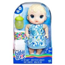 Boneca Baby Alive Hora do Xixi Hasbro  Loira E0385