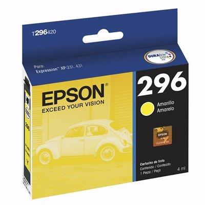 Cartucho Epson 296  Amarelo XP231/431 T296420BR