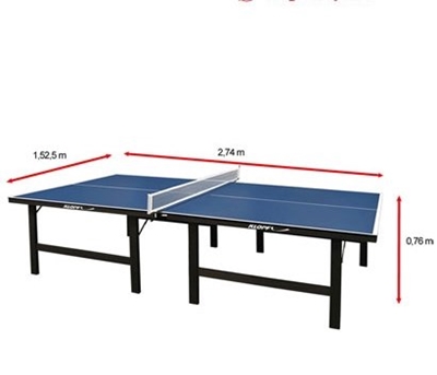 Mesa de Ping Pong / Tênis de Mesa Klopf - 15 mm - Azul