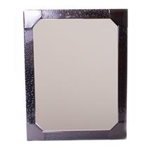 Espelho Latcor Retangular Com Moldura Preto WM3015