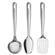 Conjunto De Utensílios Para Cozinha 3 Peças Tramontina Extrata 66815/730 Aço Inox