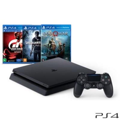 Playstation Game 4 C-1 Controle 1tb C-3 Jogos Cuh-2214b