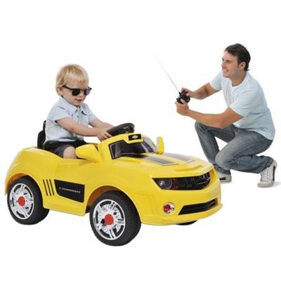 Brinquedo para Crianças Carrinho de Controle Remoto 1:16 Com Luz de Farol e  4 Funções Amarelo Importway - BW025AM