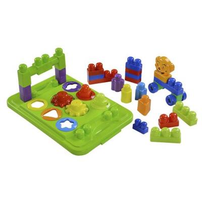 Blocos De Montar Infantil 60 Peças Blocolândia Dismat Mk404 - R$ 72,9