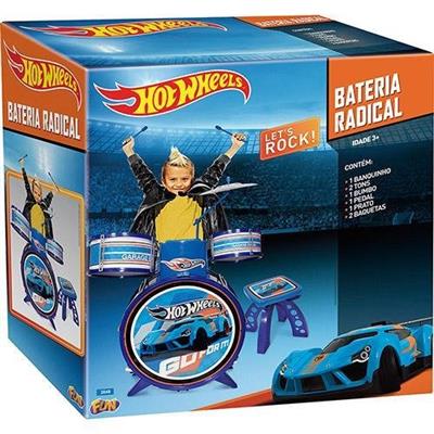 Brinquedo Musical Teclado Infantil Hot Wheels Radical Fun