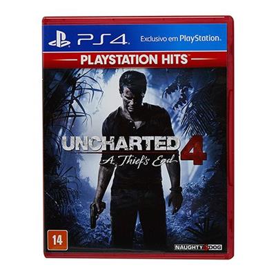 Jogo Uncharted 4: A Thief`s End - Playstation Hits - PS4, Shopping