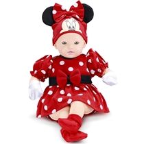 Boneca Roma Classic Dolls Recém Nascido Minnie Mouse 5162