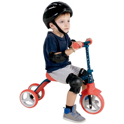 Brinquedo De Crianças Patinete Azul De Carros De Corrida em