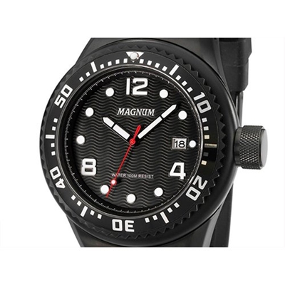 Relógio Magnum Masculino - MA34003D - Preto com Pulseira de
