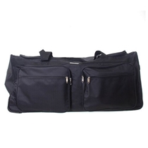 Bolsa com 4 Rodas Latcor ARIT5036CW-BK Poliéster Preto