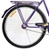 Bicicleta Monark Tropical Aço Carbono Aro 26 Com Cesta Violeta