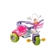 Triciclo Magic Toys Tico-Tico Max Rosa 2711 com Haste Direcionável