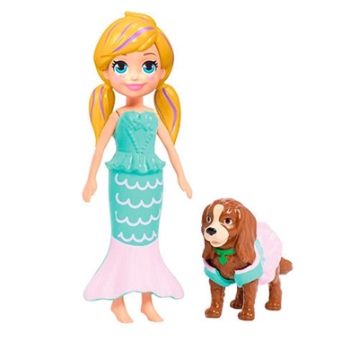 Kit 4 Bonecas Da Polly Pocket Super Armário De Animais Luxo