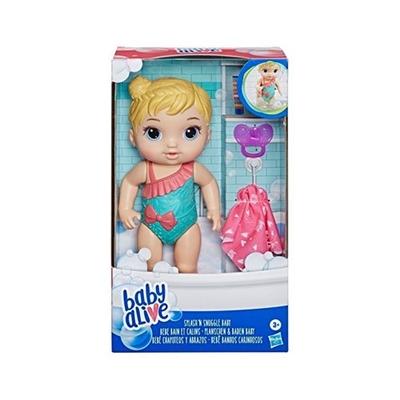 Boneca Hasbro Baby Alive Bebê Banhos Carinhosos Sortida E8716