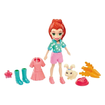 Brinquedo Mattel Polly Pocket Boneca Com Bichinho