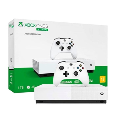 USADO: Console Microsoft Xbox One S 1TB All Digital Edition em