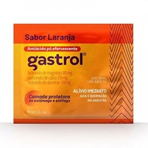 Gastrol Envelope Efervescente 5g Sabor Laranja