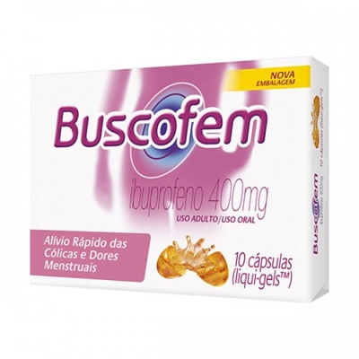 Buscofem 400mg 10 Cápsulas