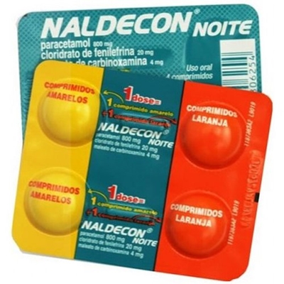 Naldecon Noite 4 Comprimidos