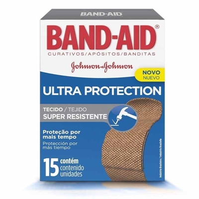 Curativo Johnson & Johnson Band-Aid Ultra Protection 15 Unidades