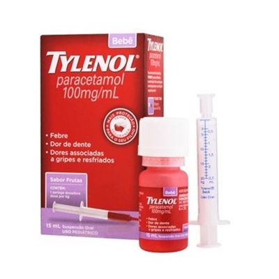 Tylenol bebê 100mg/mL Suspensão Oral 15mL
