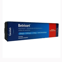 Betricort 20+ 0,64 + 2,5mg/g Creme 30g