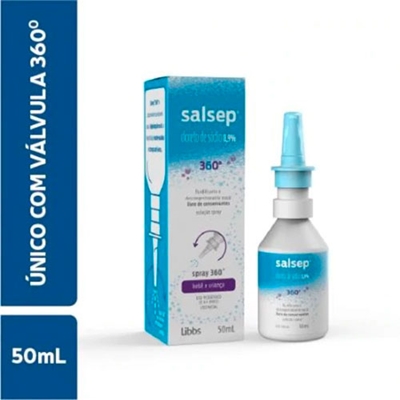Salsep 360° Bebê e Criança  Solução Oral  Spray Fr 50mL Cloreto de Sódio 0,9%
