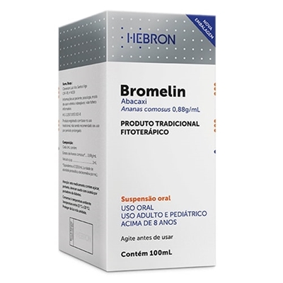Bromelin Suspensão Oral Abacaxi 100ml Hebron