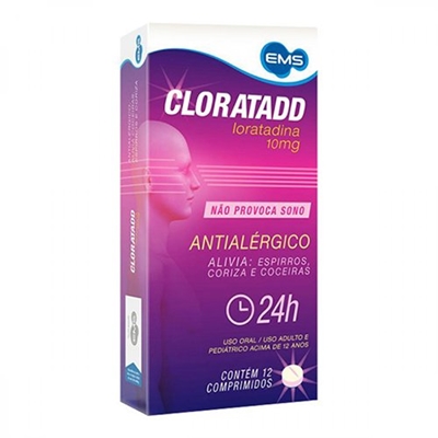 Cloratadd 10mg 12 Comprimidos
