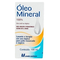 Óleo Mineral Solução 100mL União química