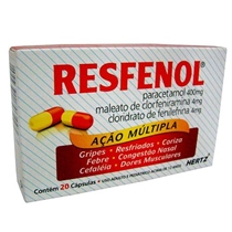 Resfenol  400+4+4mg  20 Cápsulas