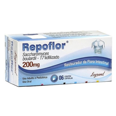 Repoflor 200mg 6 Cápsulas