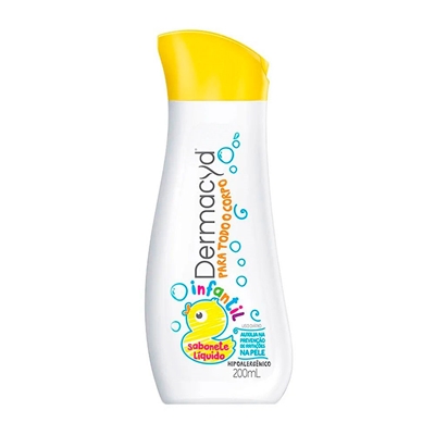 Sabonete Líquido Íntimo Infantil Dermacyd 200ml