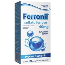 Ferronil 40mg 50 Comprimidos Revestidos