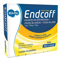 Endcoff 5+50+10mg 12 Pastilhas